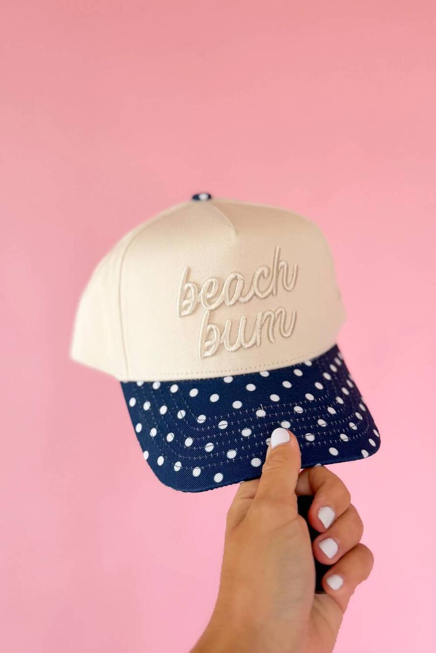NEW KENZKUSTOMZ women's beach bum trucker hat in navy
